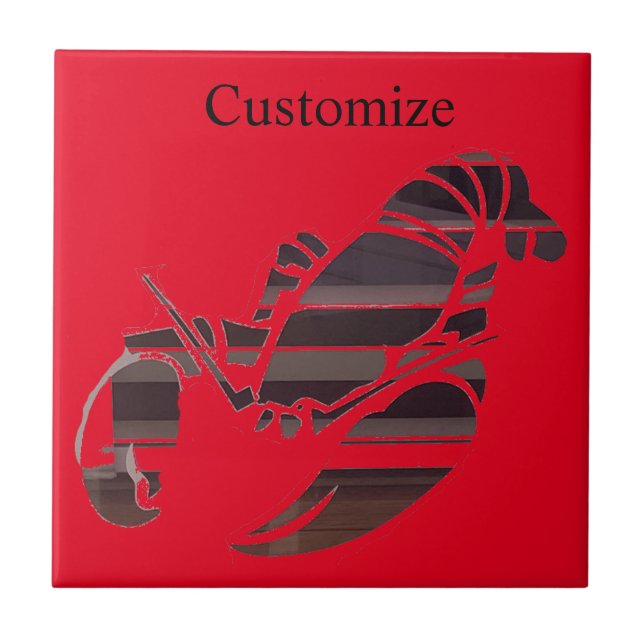 Red Maine Lobsters Thunder_Cove  Tile (Front)