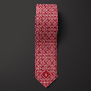 Red Mandala Tie