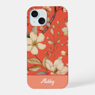 Red Mango Spring Wild Flower iPhone Case