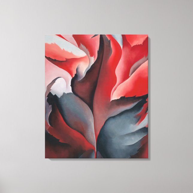 Red Maple at Lake George | Georgia O'Keeffe | Canvas Print (Front)