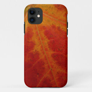 Red Maple Leaf Abstract Autumn Nature Photography Case-Mate iPhone Case