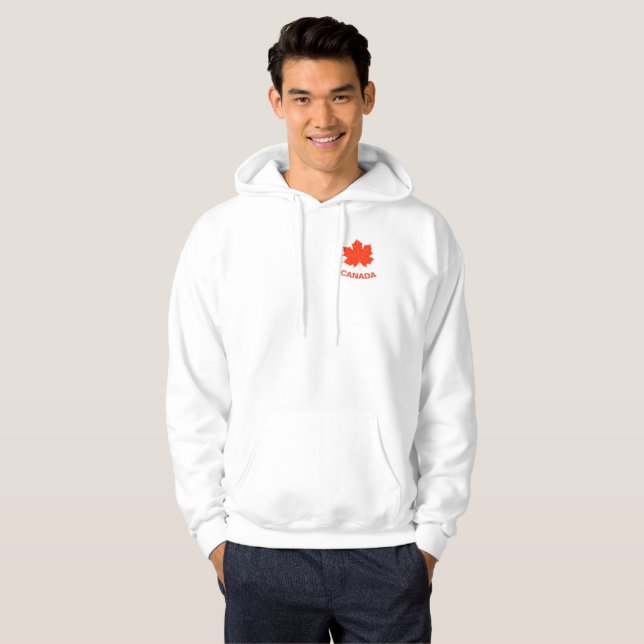 Red maple leaf hoodie (Front Full)