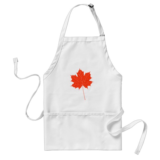 Red maple leaf standard apron (Front)