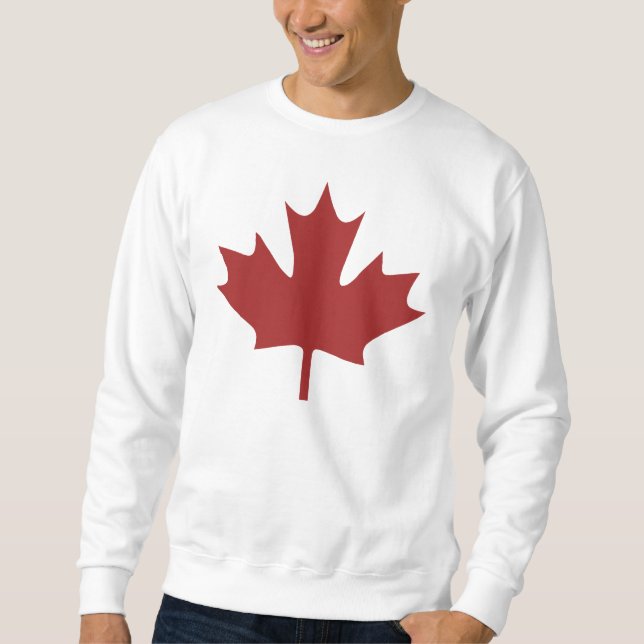 Red Maple Leaf Sweatshirt (Front)