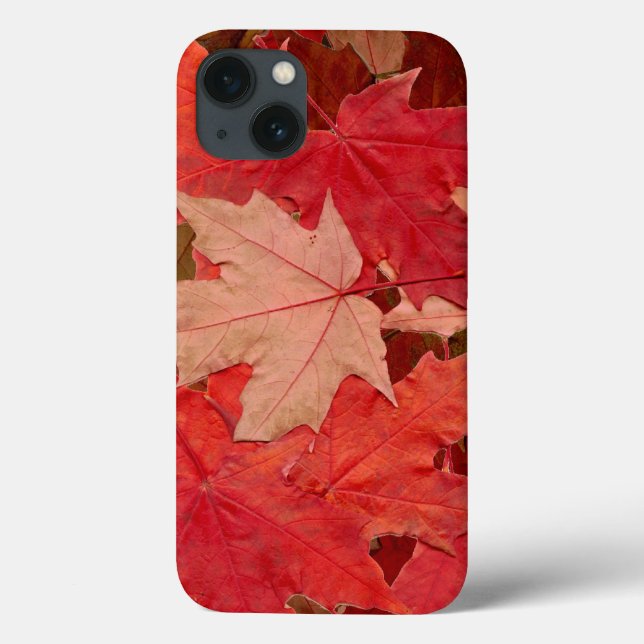 Red Maple Leaves Case-Mate iPhone Case (Back)