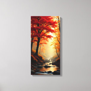 Red Maple Tree Canvas Print