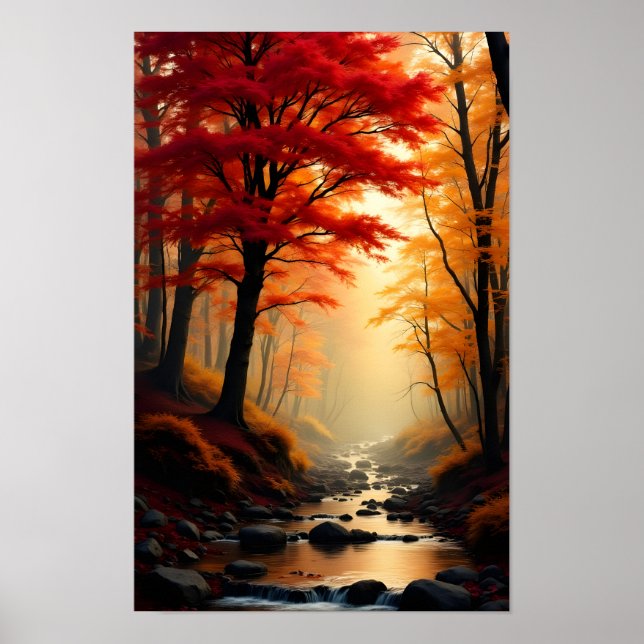Red Maple Tree Poster (Front)