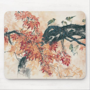 Red Maples Mouse Pad