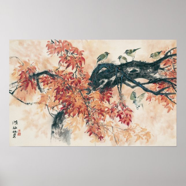 Red Maples Poster (Front)