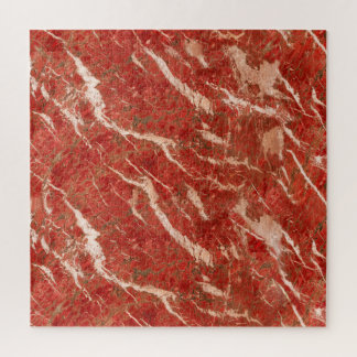 Red marble floor, high-resolution texture. jigsaw puzzle