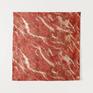 Red marble floor, high-resolution texture. tapestry