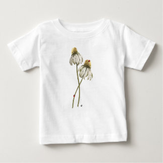 Red marijuana beetle on Echinacea flower Baby T-Shirt