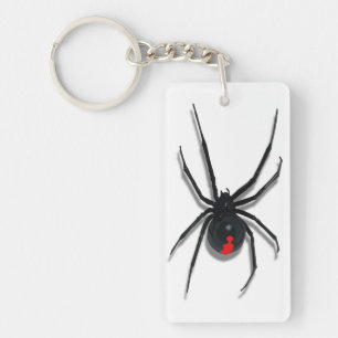 Red-Marked Spider Attack Design Key Ring