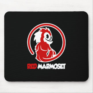 Red Marmoset Logo Mouse Pad