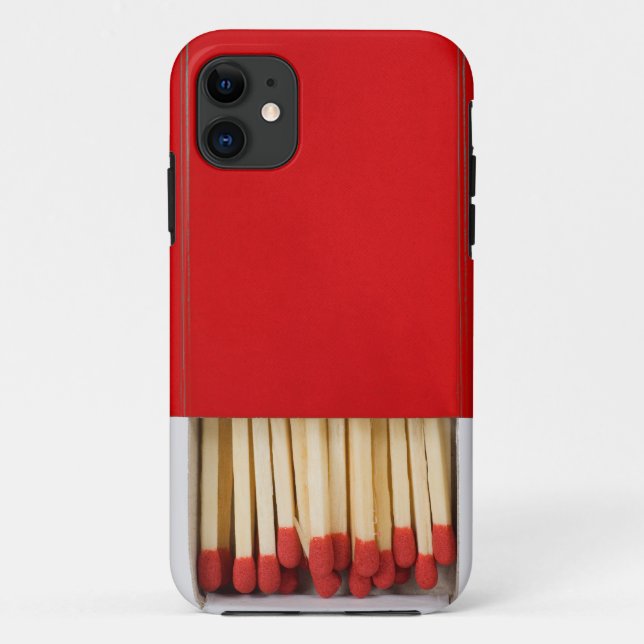 Red Matchbox Case-Mate iPhone Case (Back)