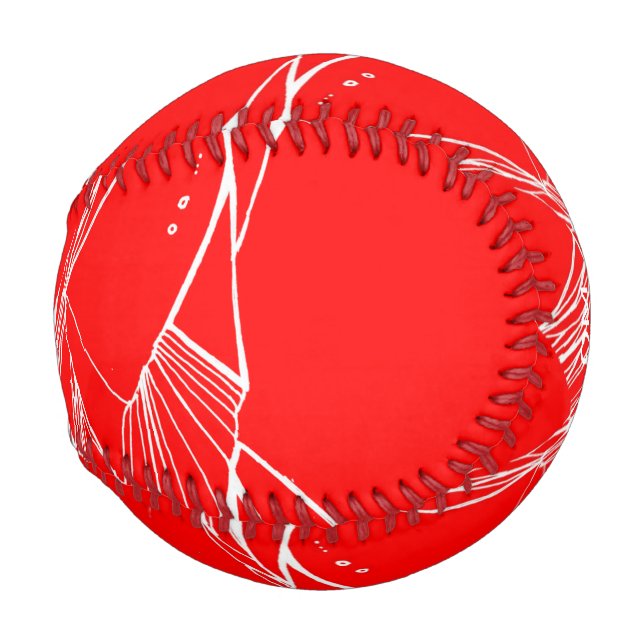 Red-Matter Geode Baseball (Front Right)