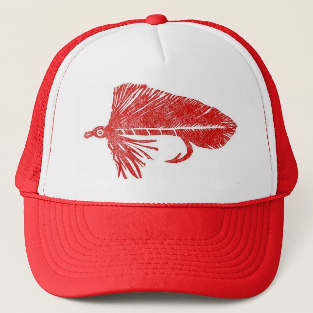 Red Matuka Streamer Hat (Front)
