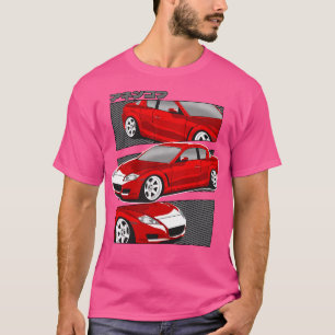 Red Mazda RX8 Rotary T-Shirt