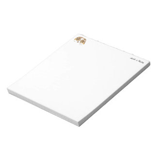 Red Merle Australian Shepherd Puppy Notepad