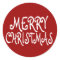 Red Merry Christmas Stickers