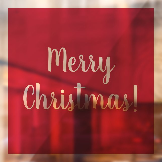 Red Merry Christmas Typography Script Festive (Sheet 2)