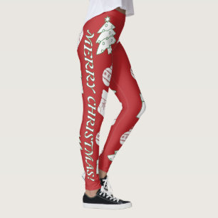 Red Merry Christmas Women's Leggings