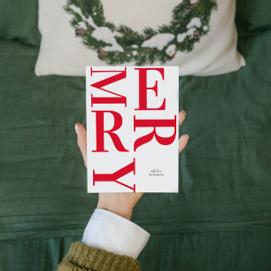 Red Merry Happy Holiday