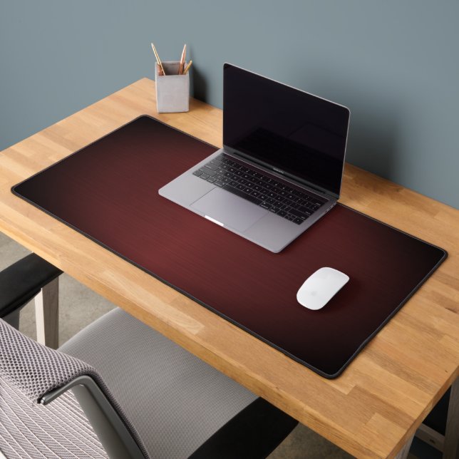 Red Metallic Desk Mat (Office 2)
