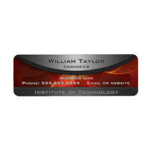 Red Metallic Elegance