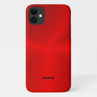 Red metallic texture look