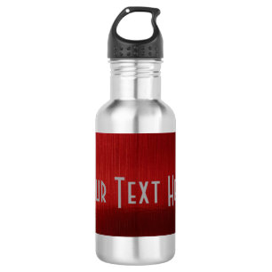 Red Metalline Sheen 532 Ml Water Bottle