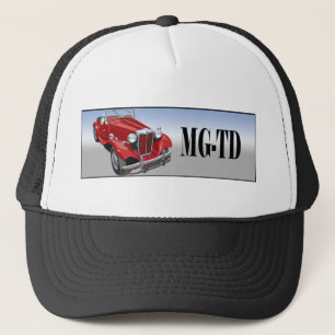 Red MG TD Trucker Hat