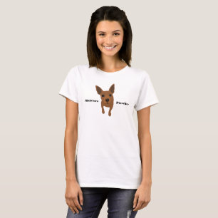 Red Min Pin Miniature Pinscher Women's T-Shirt