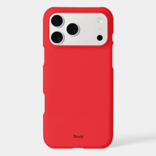 Red Minimalistic Custom Name Personalised
