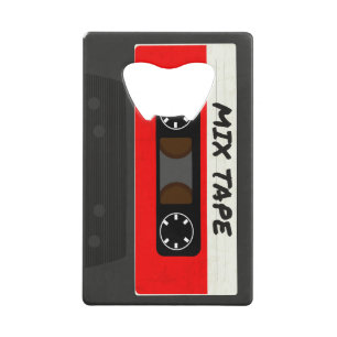 Red Mix Tape - 80s And 90s Retro Inspired Gift