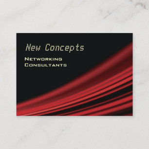 Red Modern Professional Business Card