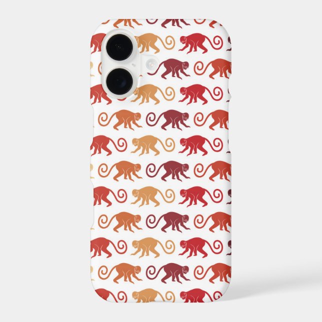 Red Monkeys Pattern (Back)
