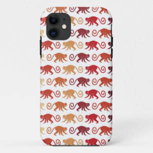 Red Monkeys Pattern Case-Mate iPhone Case