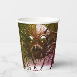 Red Monster Halloween Paper cups<br><div class="desc">Beautiful Red Monster Halloween Paper Cups</div>