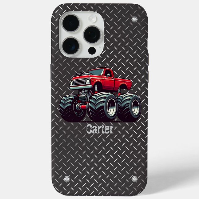 Red monster truck  Case-Mate iPhone case (Back)