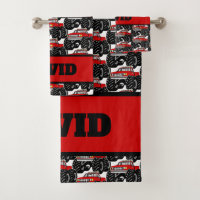 Red Monster Truck: DAVID