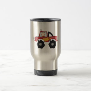 Red Monster Truck Tshirts and Gifts Travel Mug