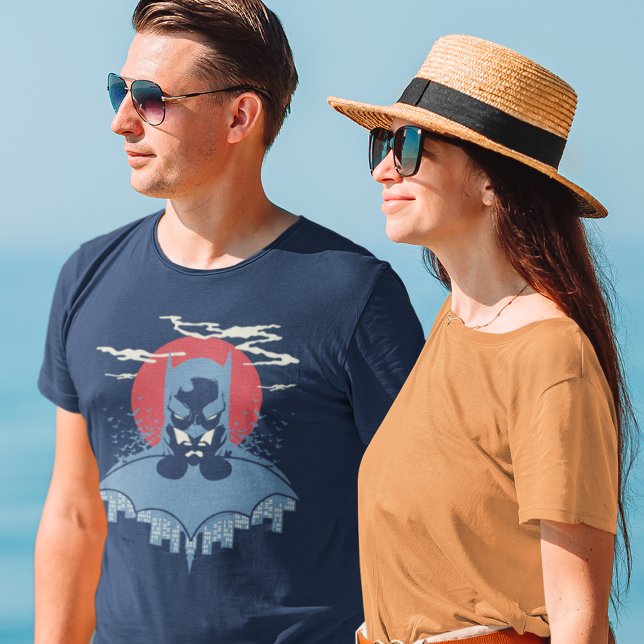 Red Moon Batman With Logo T-Shirt (Creator Uploaded)