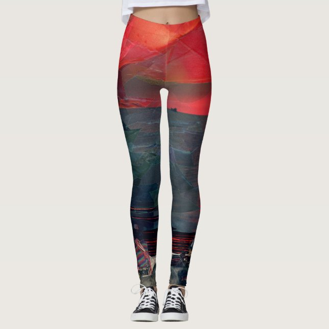 Red Moon Leggings (Front)
