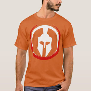 Red moon Spartan Symbol T-Shirt
