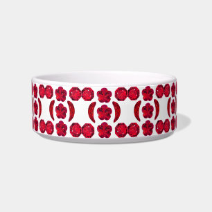 Red Motif Bowl