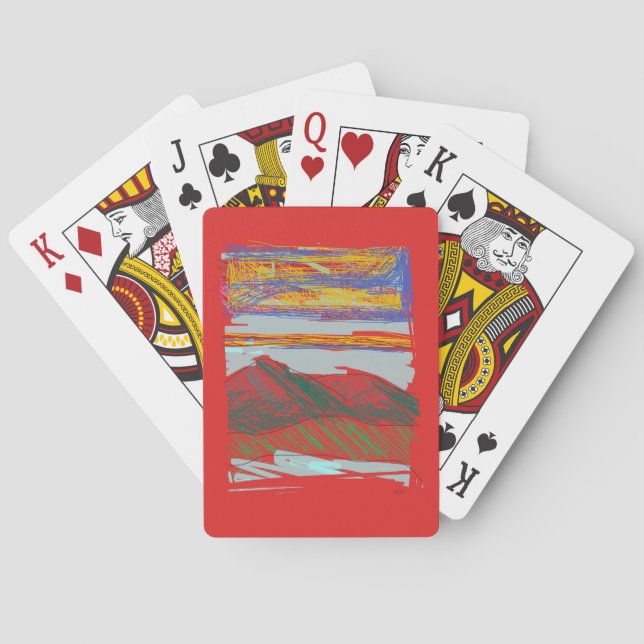 Red Mountain, Playing Cards (Back)