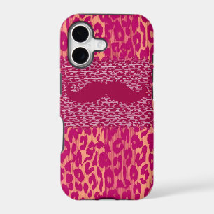 Red Moustache and Leopard Print
