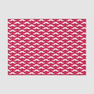 Red Moustache Valentine Tissue Paper