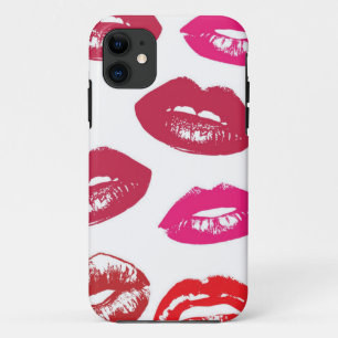 Red mouths Pattern Personalised Case-Mate iPhone Case